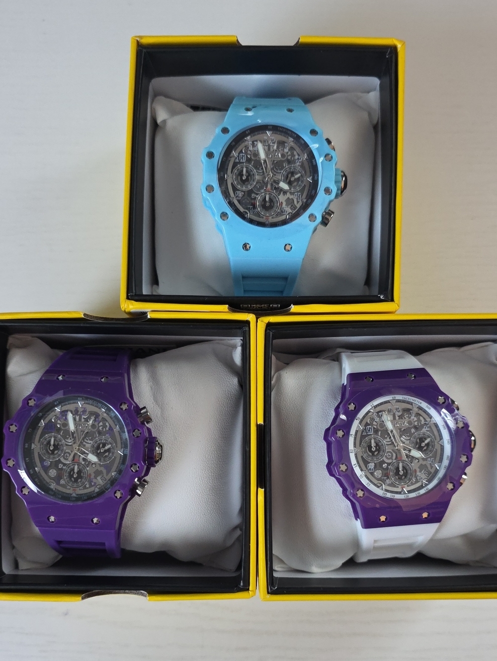 464. m Set Of 3!! Invicta Racing Watches
